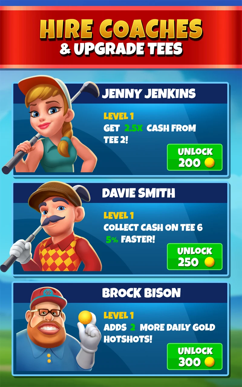 Idle Golf Tycoon Driver Clash screenshot