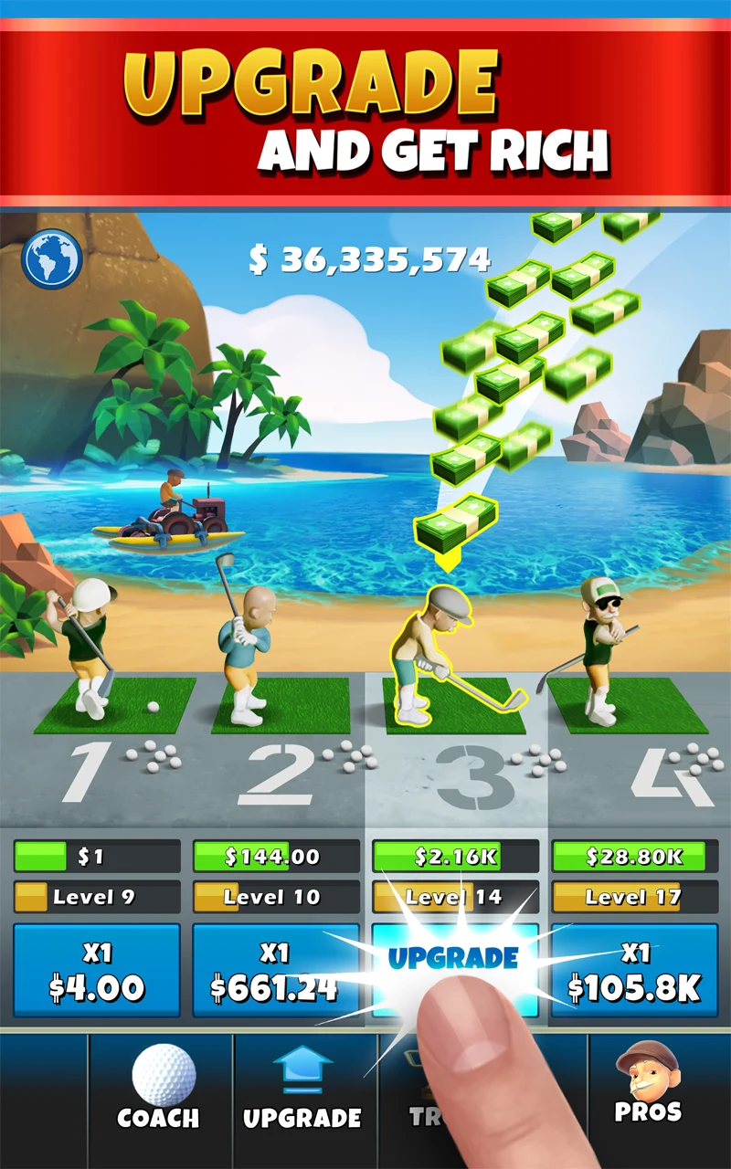 Idle Golf Tycoon Driver Clash screenshot